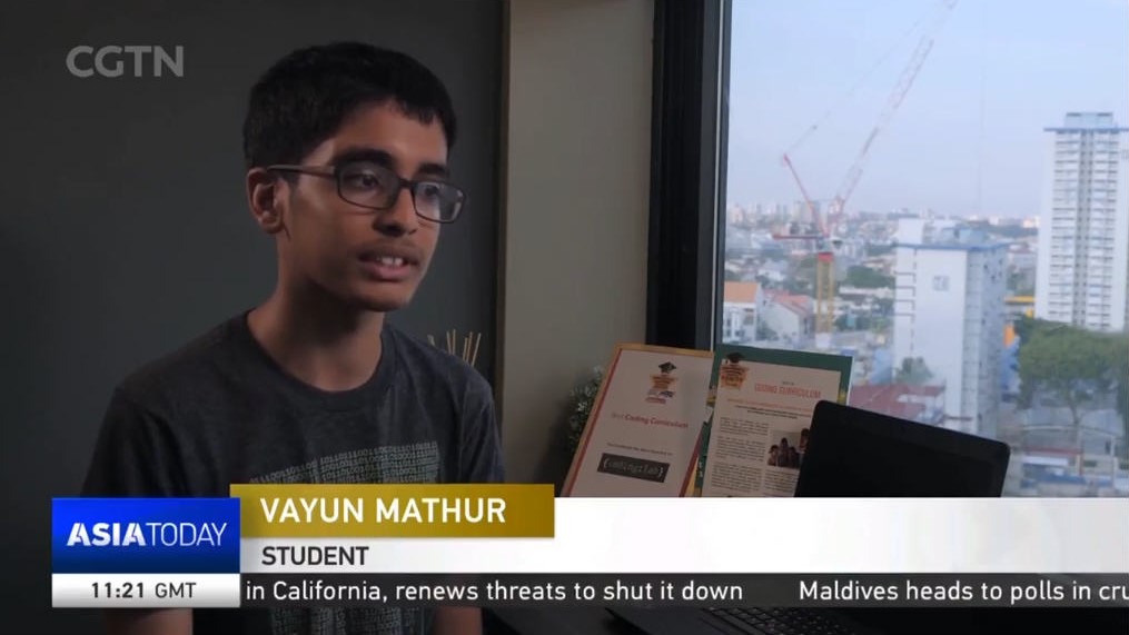 Vayun Mathur interview by CGTN